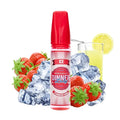 Strawberry Bikini Ice 60ml Vape Juice by Dinner Lady for vape starter kits, featuring a strawberry and icy flavor.