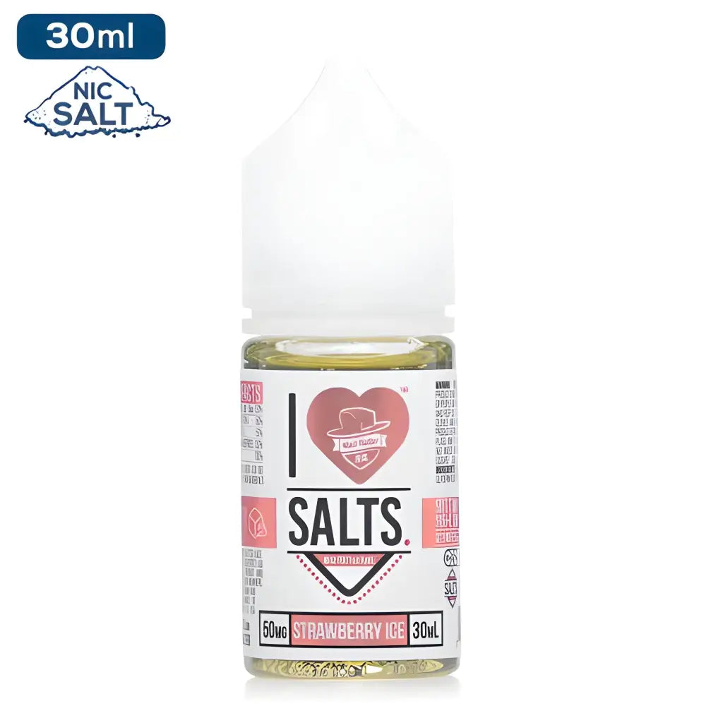 Strawberry Ice I Love Salts 30ML Vape Juice Bottle – Fruity Menthol Nicotine Salt India