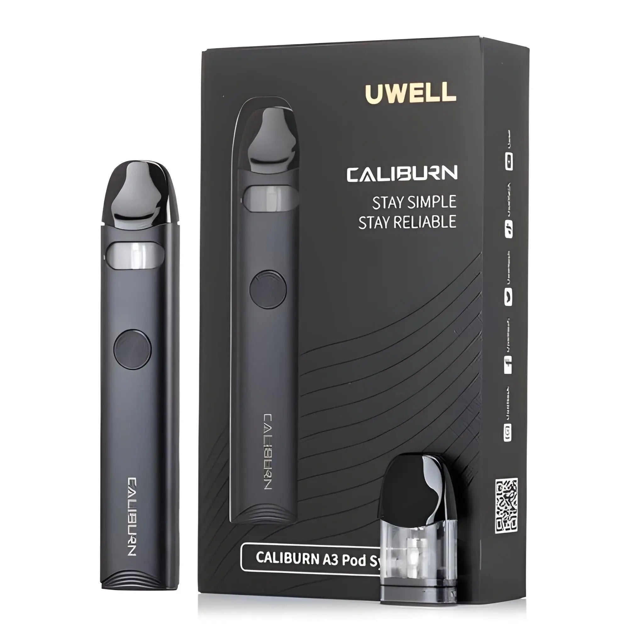 Uwell Caliburn A3 15W Pod System Kit India | Vape Mash India - Vape Mash India