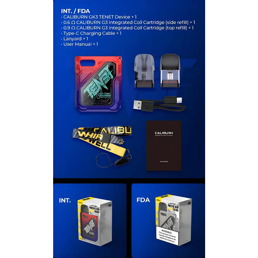 Uwell Caliburn GK3 TENET 25W Pod System | Vape Mash