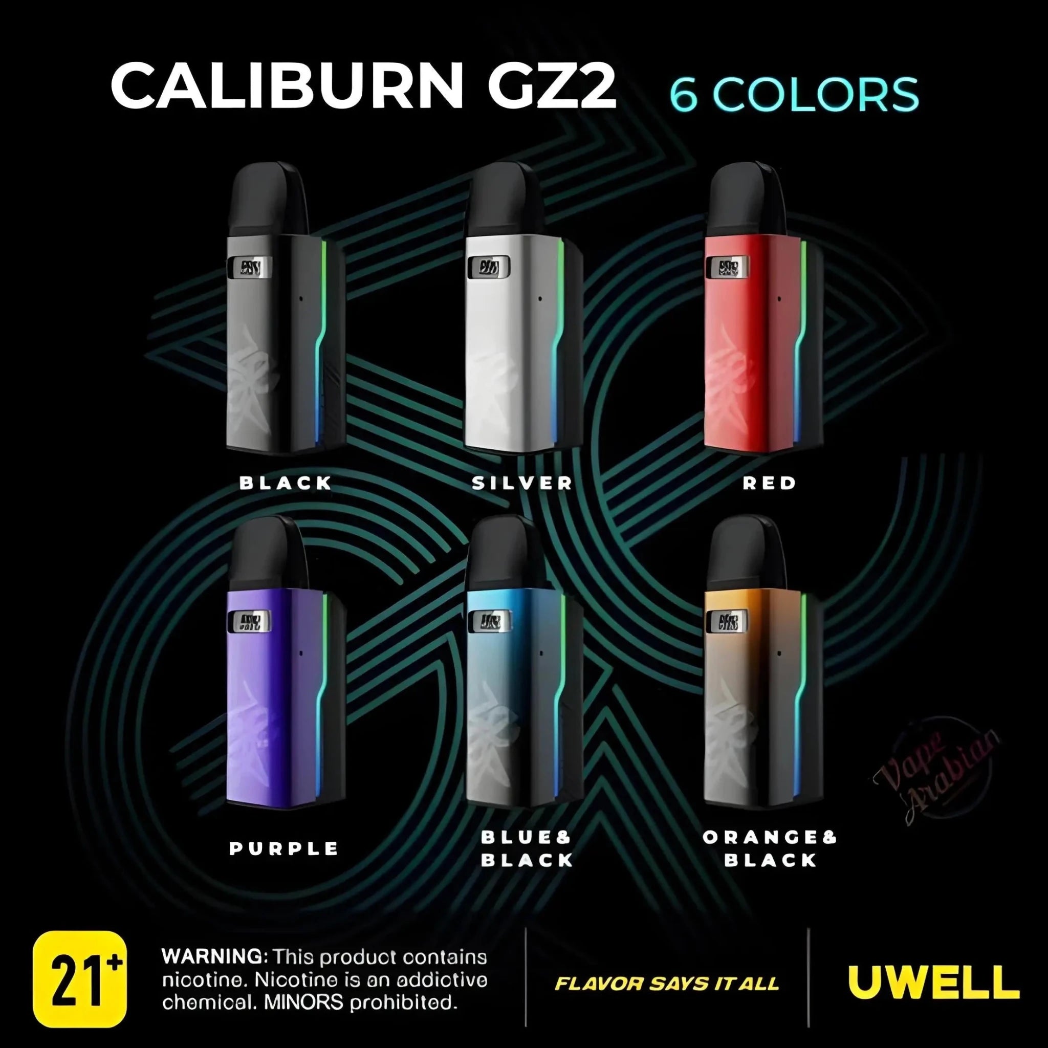 Uwell Caliburn GZ2 Pod System Kit India | Vape Mash India - Vape Mash India