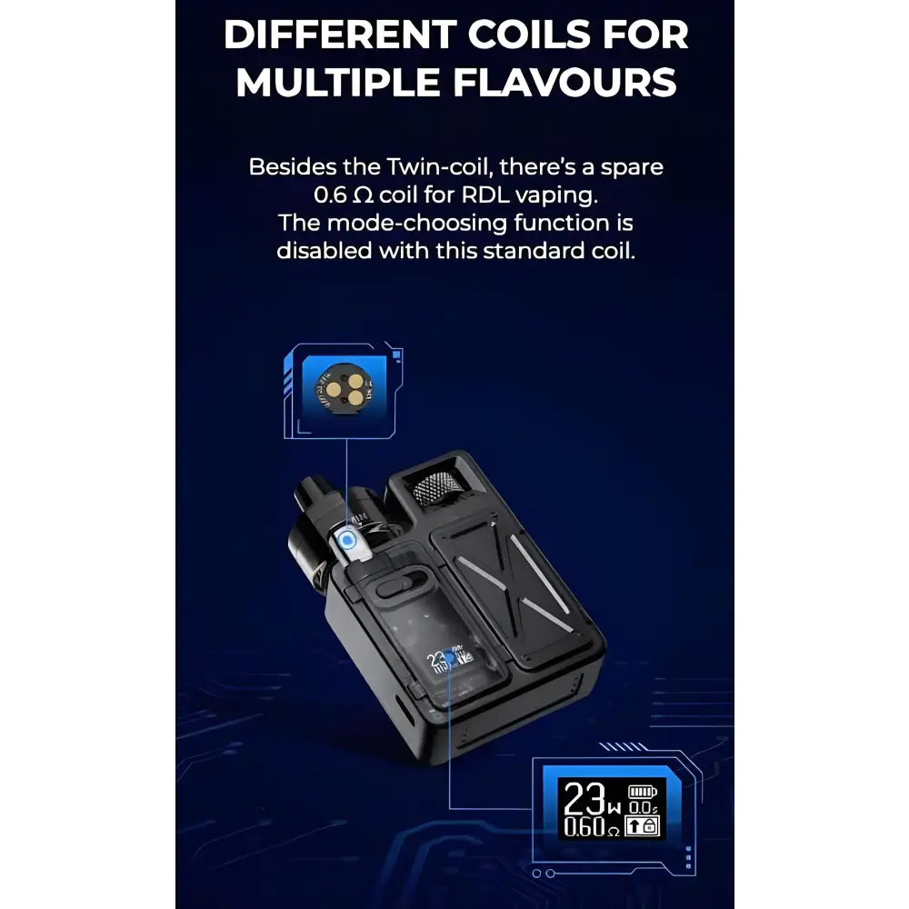 Uwell Crown M 35W Pod Mod Kit | Vape Mash India