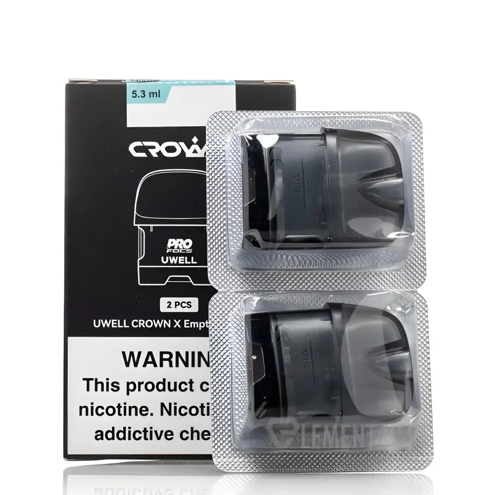 Uwell Crown X Replacement Pods 5.3ml – Buy Online in India | Vape Mash India