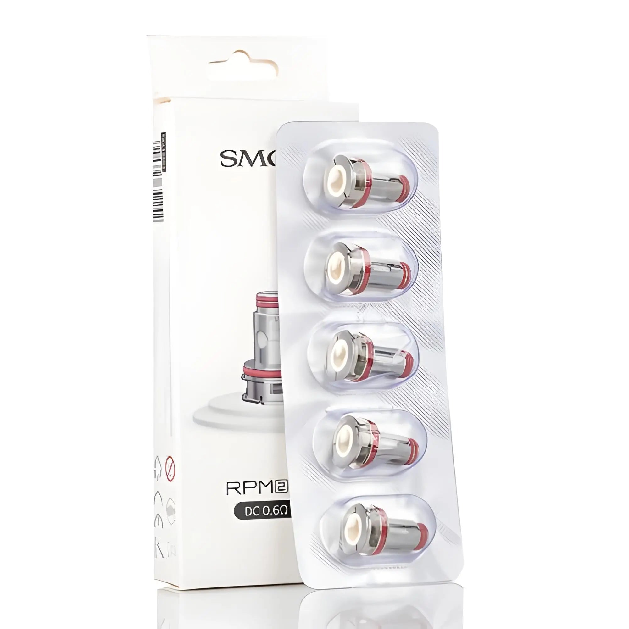 Vape Mash India Smok RPM12 replacement coils for maximum flavor, featuring 0.25 ohm DC MTL design for use with freebase e-liquids.