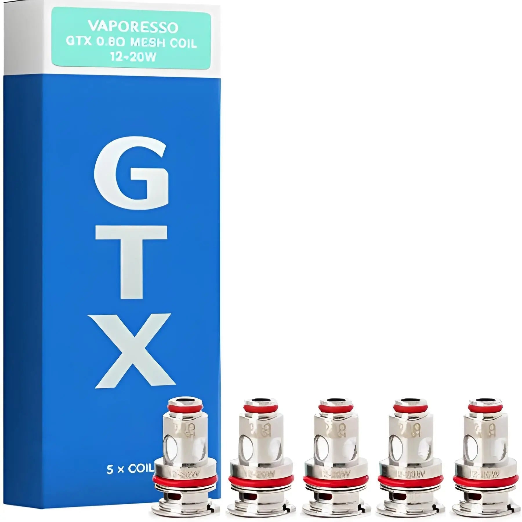 Vape Mash India GTX replacement coil with 0.6 ohm mesh coil for Vaporesso GTX vape devices, designed for smooth vaping experience.