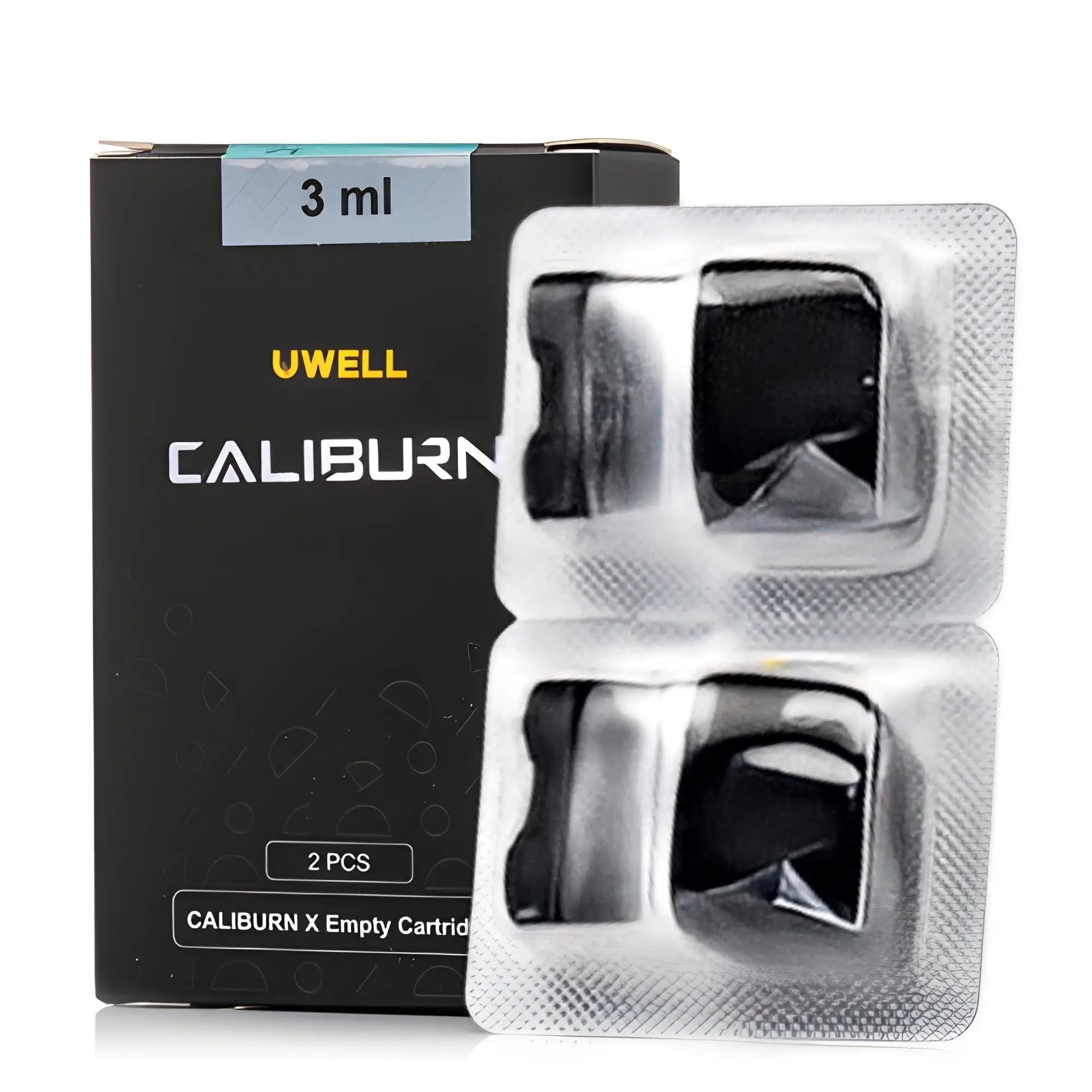 Uwell Caliburn X 3ml empty pod cartridge with top-fill design for vape coil and pod system by Vape Mash India.