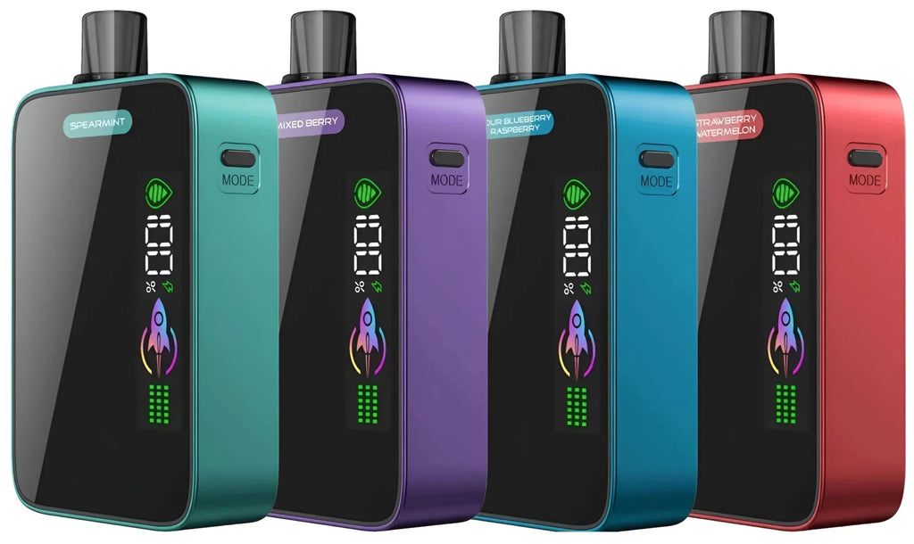 Vape Mash India Yuzu 15000 Disposable Vape with spearmint flavor, showcasing sleek design and bright flavor branding.