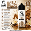 Vanilla Tobacco CORE vape juice by Dinner Lady in 120ml bottle, 3MG or 6MG nicotine, e-liquid for vaping from Vape Mash India.