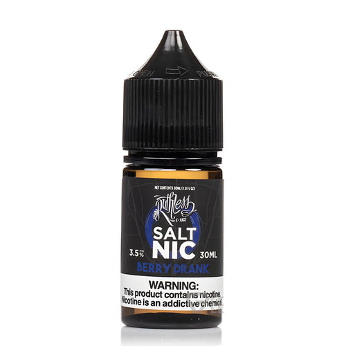 Berry Drank Ruthless Salt 30ML Vape Juice by Vape Mash India, showcasing the colorful bottle with berry flavor for nic salt vaping.