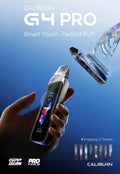 Frost white Uwell Caliburn G4 Pro 35W pod kit, vape starter kit from Vape Mash India, displayed on a plain background.
