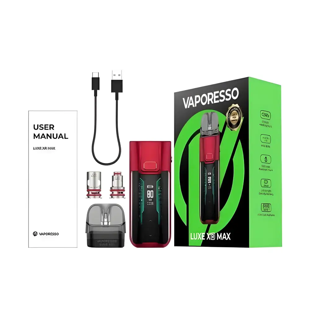 Vaporesso LUXE XR MAX 80W Pod Kit India – High Power Pod Vape - Black - Vape Starter Kits