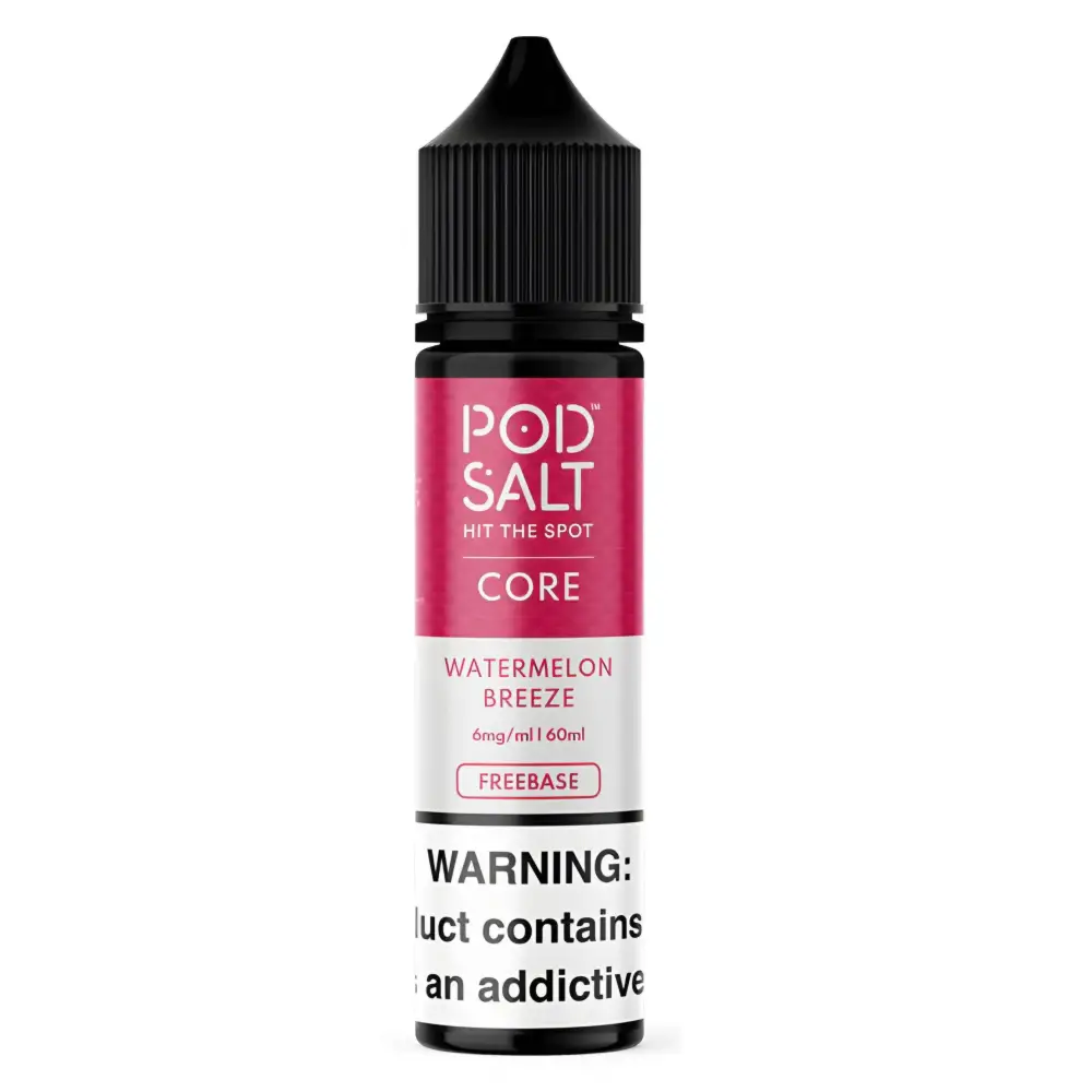 Pod Salt Watermelon Breeze Freebase 60ml Bottle – Vape Mash India (3MG / 6MG)